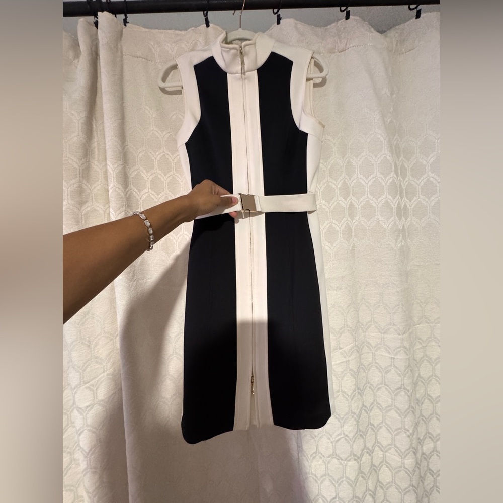 Tommy Hilfiger Black and White Mini Dress